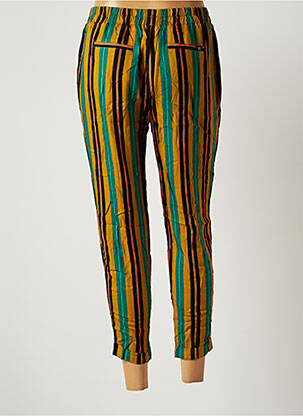 Pantalon 7/8 taille élastique taille normale vert TEDDY SMITH femme