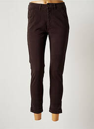 Pantalon 7/8 stretch taille normale gris REIKO femme