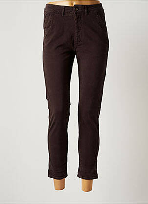 Pantalon 7/8 stretch taille normale gris REIKO femme