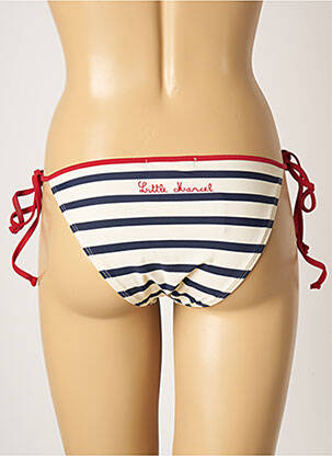 Bas de maillot de bain fermeture liens à nouer bikini beige LITTLE MARCEL femme