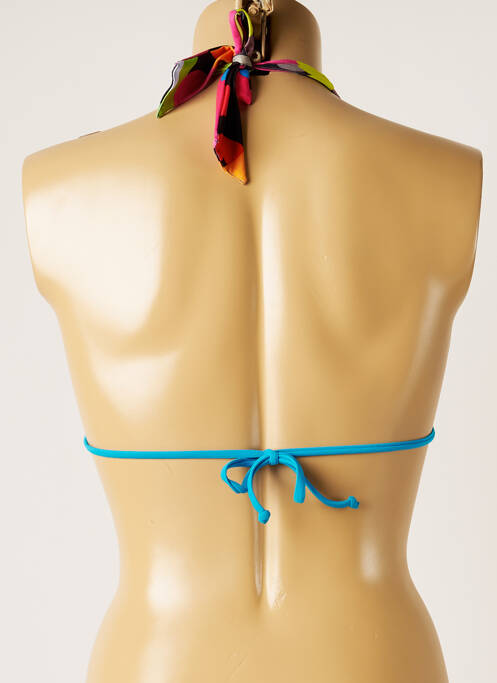 Haut de maillot de bain stretch haut soutien-gorge avec mousse de rembourrage amovible noir PULL IN femme