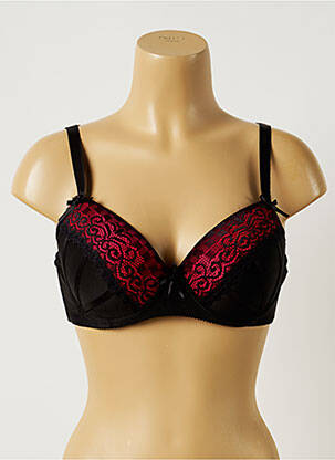Soutien-gorge rouge FLEUR & PAPILLON pour femme