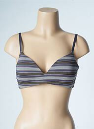 Soutien-gorge sans armature haut soutien-gorge moulé gris SASSA femme