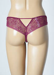 Tanga violet BARBARA pour femme seconde vue