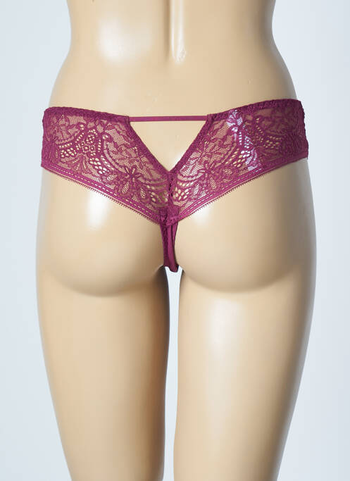 Tanga violet BARBARA pour femme