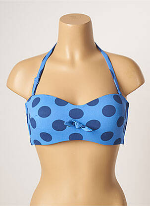 Haut de maillot de bain haut soutien-gorge moulé haut soutien-gorge moulé bleu LINGADORE femme