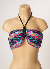 Haut de maillot de bain haut soutien-gorge moulé haut soutien-gorge moulé violet YSABEL MORA femme