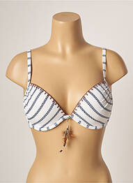 Haut de maillot de bain haut soutien-gorge moulé haut soutien-gorge moulé blanc LINGADORE femme