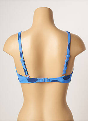 Haut de maillot de bain haut soutien-gorge moulé haut soutien-gorge moulé bleu LINGADORE femme