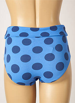 Bas de maillot de bain micro fibres culotte bleu LINGADORE femme