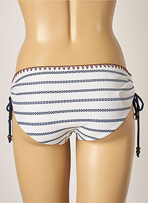 Bas de maillot de bain micro fibres culotte blanc LINGADORE femme