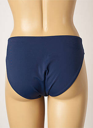 Bas de maillot de bain imprimé fantaisie culotte bleu DEIDAD femme