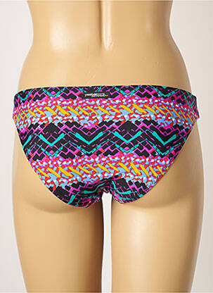 Bas de maillot de bain imprimé fantaisie culotte violet YSABEL MORA femme