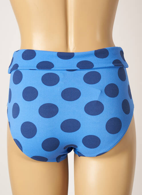 Bas de maillot de bain micro fibres culotte bleu LINGADORE femme
