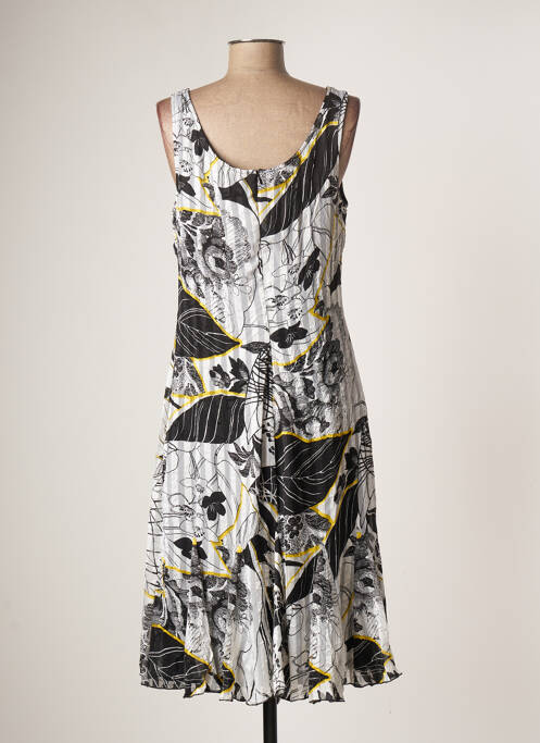 Robe mi-longue noir FRANK LYMAN pour femme