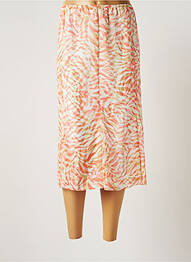 Jupe mi-longue taille normale orange SOMMERMANN femme