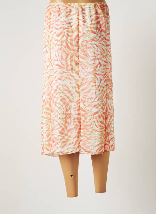 Jupe mi-longue orange SOMMERMANN pour femme