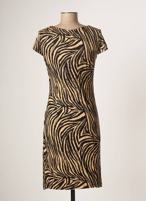 Robe mi-longue noir SMASHED LEMON pour femme