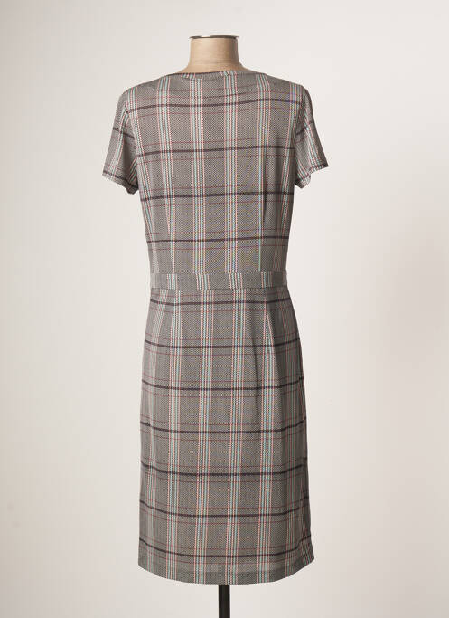 Robe mi-longue gris SMASHED LEMON pour femme