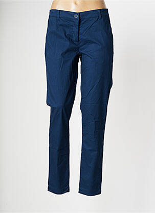 Pantalon slim bleu SMASHED LEMON pour femme