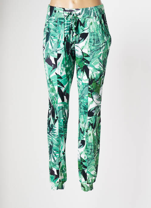 Pantalon slim vert SMASHED LEMON pour femme