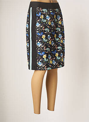 Jupe mi-longue taille normale noir SMASHED LEMON femme