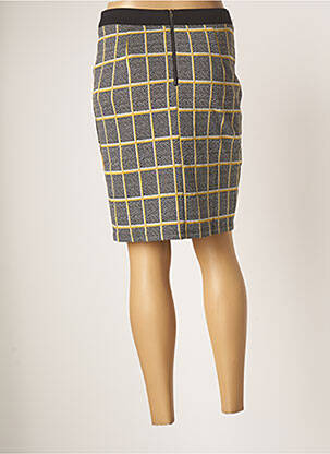Jupe mi-longue stretch noir SMASHED LEMON femme