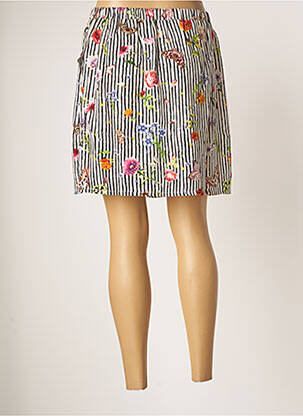 Jupe courte poches blanc SMASHED LEMON femme