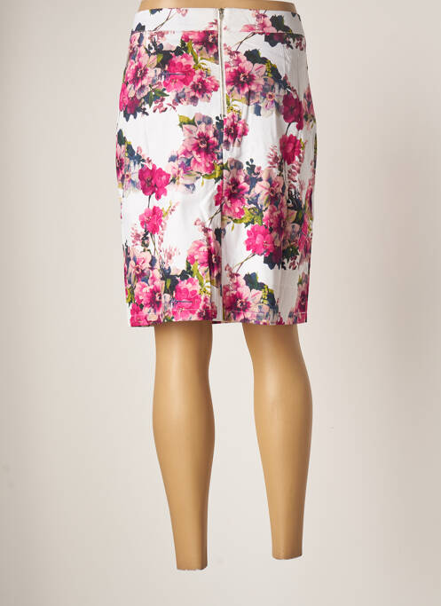 Jupe mi-longue blanc SMASHED LEMON pour femme