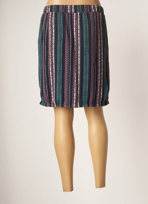 Jupe mi-longue bleu SMASHED LEMON pour femme