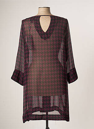 Veste casual col rond violet YOEK femme