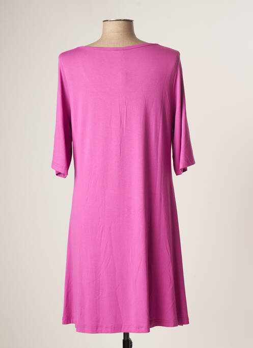 Robe mi-longue violet YOEK femme