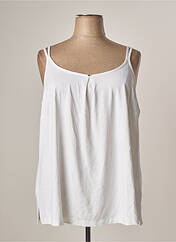 T-shirt blanc SEMPRE PIU BY CHALOU pour femme seconde vue