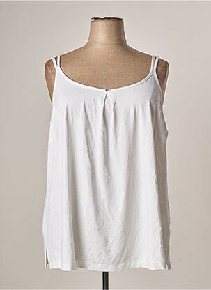 T-shirt blanc SEMPRE PIU BY CHALOU pour femme