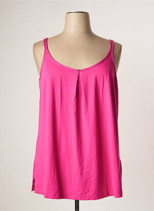 T-shirt rose SEMPRE PIU BY CHALOU pour femme