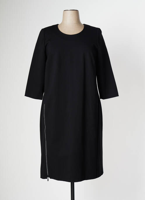 Robe mi-longue noir CHALOU pour femme