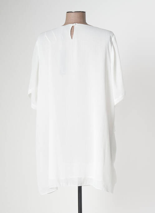 Tunique manches courtes blanc YOEK pour femme