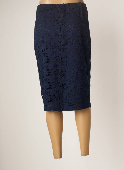 Jupe mi-longue bleu YOEK pour femme