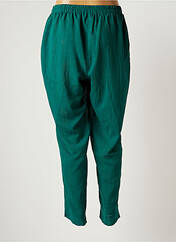 Pantalon 7/8 vert SEMPRE PIU BY CHALOU pour femme seconde vue