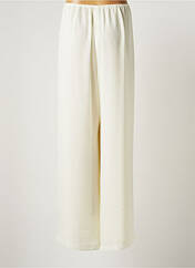 Pantalon large beige JEAN DELFIN pour femme seconde vue