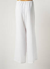 Pantalon large blanc JEAN DELFIN pour femme seconde vue