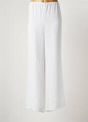 Pantalon large blanc JEAN DELFIN pour femme seconde vue