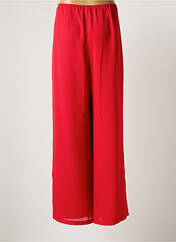 Pantalon large rouge JEAN DELFIN pour femme seconde vue