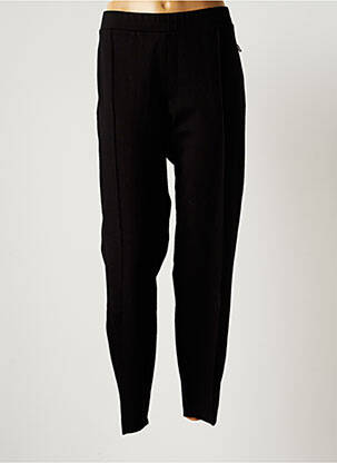Pantalon slim noir SEMPRE PIU BY CHALOU pour femme