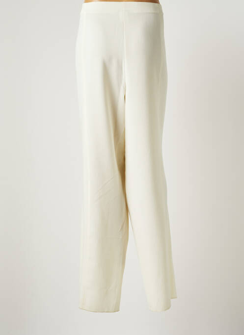 Pantalon droit beige CHRISTIAN MARRY pour femme
