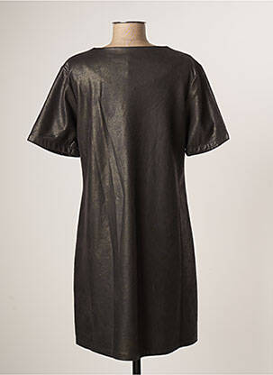 Robe courte manches courtes manches courtes noir ANONYME DESIGNERS femme