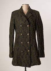 Manteau long vert HISTORY pour femme seconde vue