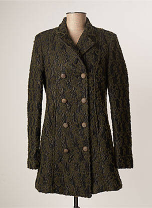 Manteau long vert HISTORY pour femme