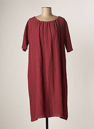 Robe mi-longue rouge APUNTOB pour femme