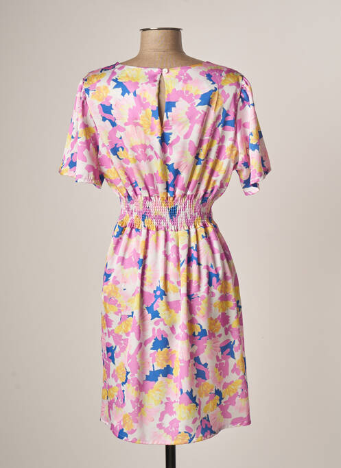 Robe courte rose JANIS & JOHN pour femme